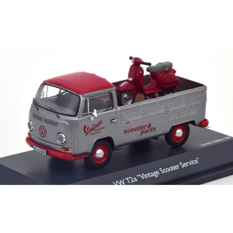 1/43 VOLKSWAGEN Combi T2a "Vintage Scooter Service" VOLKSWAGEN