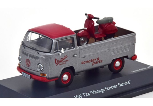 1/43 VOLKSWAGEN Combi T2a "Vintage Scooter Service" VOLKSWAGEN