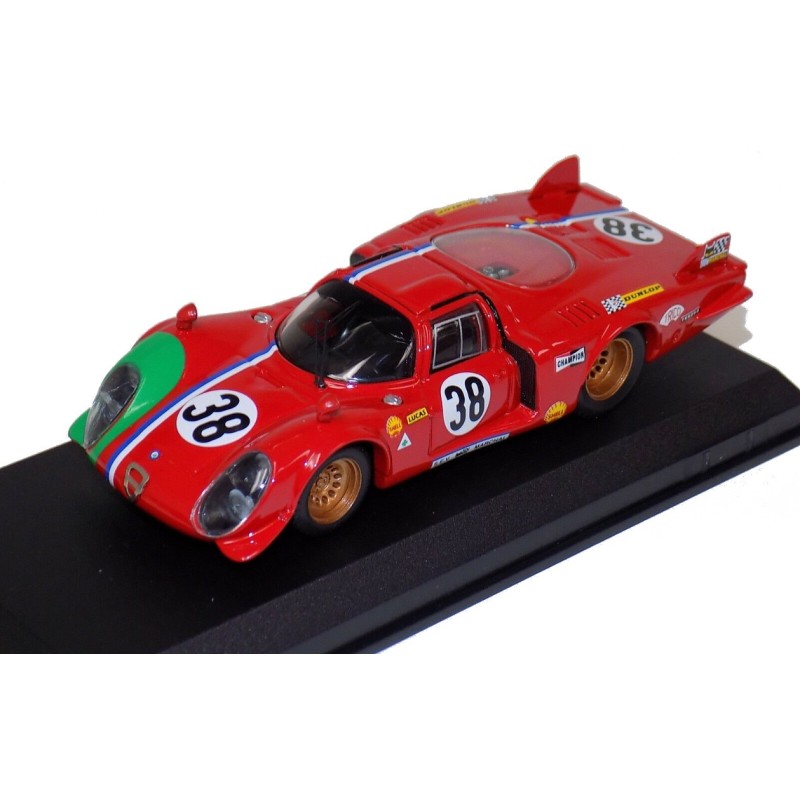 1/43 ALFA ROMEO 33.2 N°38 24 Heures du Mans 1969 ALFA ROMEO 1/43 ALFA ROMEO 33.2 N°38 24 Heures du Mans 1969 ALFA ROMEO