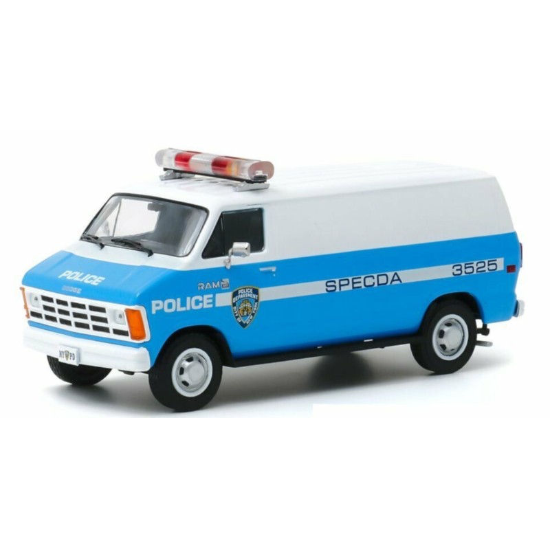 1/43 DODGE Ram B250 Van New York City Department NYPD 1987 DODGE 1/43 DODGE Ram B250 Van New York City Department NYPD 1987 DODGE