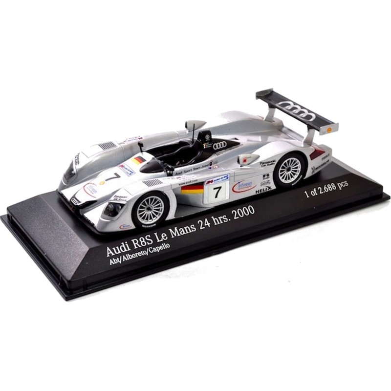1/43 AUDI R8S N°7 24 Heures du Mans 2000 AUDI 1/43 AUDI R8S N°7 24 Heures du Mans 2000 AUDI