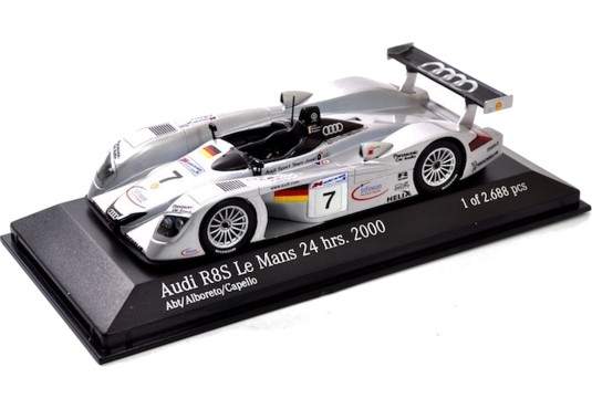 1/43 AUDI R8S N°7 24 Heures du Mans 2000 AUDI