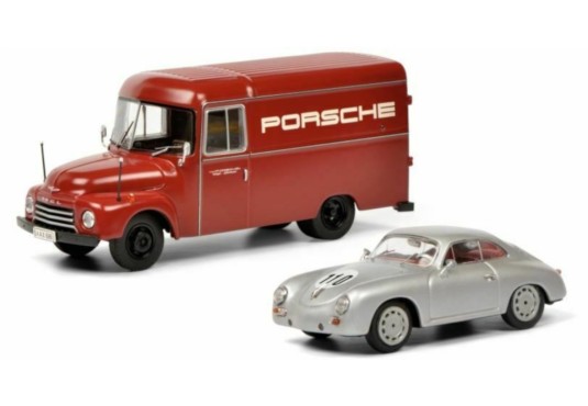 1/43 OPEL Blitz "PORSCHE" + PORSCHE 356 N°110 PORSCHE