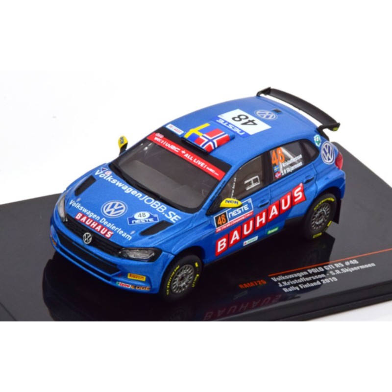 Miniature 1/43 VOLKSWAGEN Polo GTI N°48 Rallye Finlande 2019 I RS