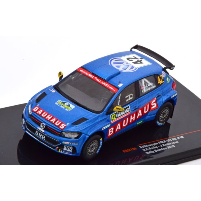 1/43 VOLKSWAGEN Polo GTI N°42 Rallye Suède 2019 VOLKSWAGEN