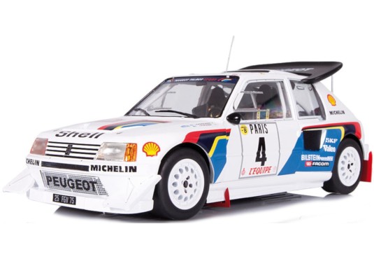 1/18 PEUGEOT 205 T16 Evo 2 N°4 Monte Carlo 1986 PEUGEOT