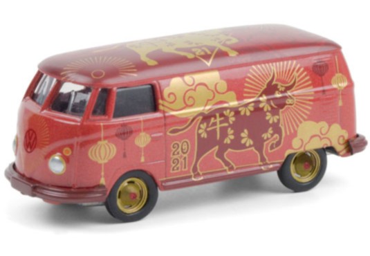 1/64 VOLKSWAGEN Combi Signe Zodiaque Chinois 2021 Année du Boeuf VOLKSWAGEN