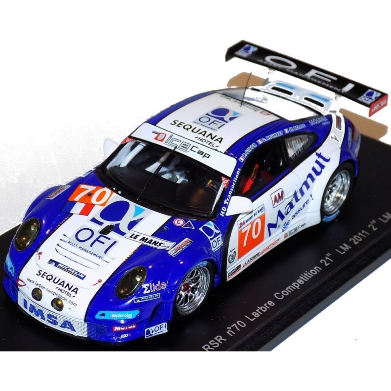 1/43 PORSCHE 997 GT3 RSR N°70 Le Mans 2011 PORSCHE 1/43 PORSCHE 997 GT3 RSR N°70 Le Mans 2011 PORSCHE
