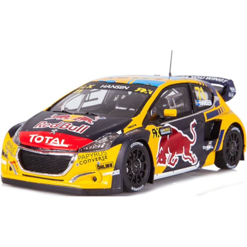 1/43 PEUGEOT 208 WRX N°71 World RX United Arab Emirates 2019 PEUGEOT 1/43 PEUGEOT 208 WRX N°71 World RX United Arab Emirates 2019 PEUGEOT