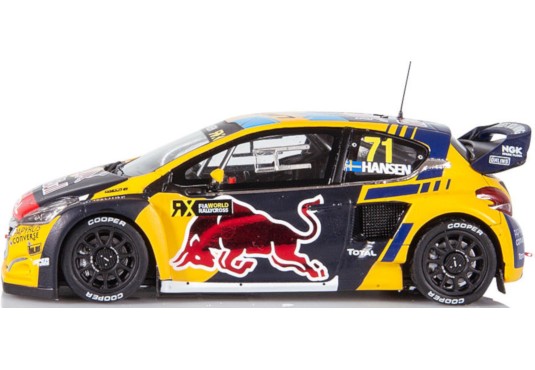 1/43 PEUGEOT 208 WRX N°71 World RX United Arab Emirates 2019 PEUGEOT