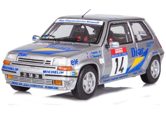 1/43 RENAULT Super 5 GT Turbo N°14 Tour de Corse 1990 RENAULT