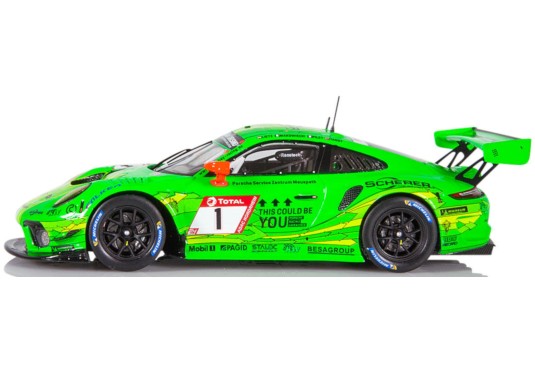 1/43 PORSCHE 911 GT3 R "Grello" N°1 24 H Nurburgring 2019 PORSCHE