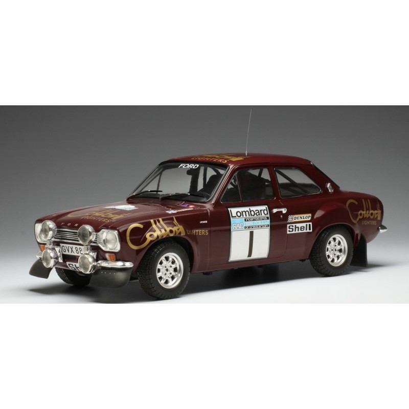 1/18 FORD Escort MKI RS 1600 N°1 Rallye RAC 1974 FORD