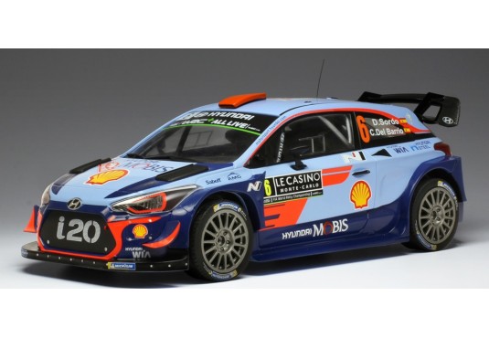 1/18 HYUNDAI I20 WRC N°6 Monte Carlo 2018 HYUNDAI