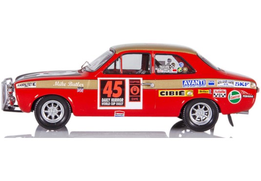 1/43 FORD Escort MKI 1300 GT N°45 London-Mexico 1970 FORD