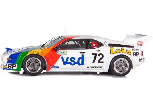 1/43 BMW M1 N°72 Le Mans 1981 BMW