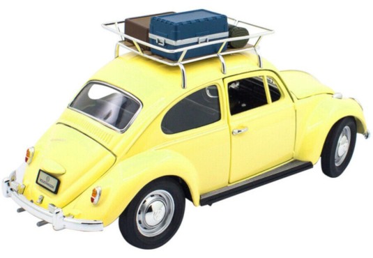 1/18 VOLKSWAGEN Coccinelle + Galerie + Bagages 1967 VOLKSWAGEN