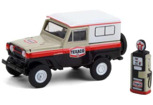 1/64 NISSAN Patrol + Pompe à Essence Texaco 1967 NISSAN