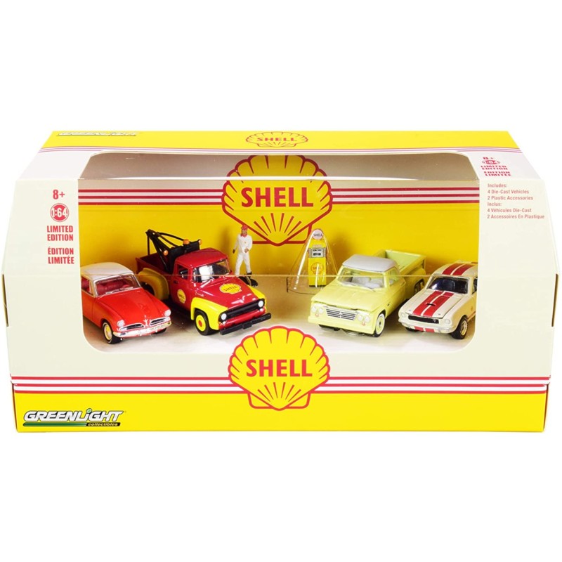 1/64 DIORAMA "SHELL" 4 Voitures + 1 personnage + 1 pompe à essence DIVERS 1/64 DIORAMA "SHELL" 4 Voitures + 1 personnage + 1 pompe à essence DIVERS