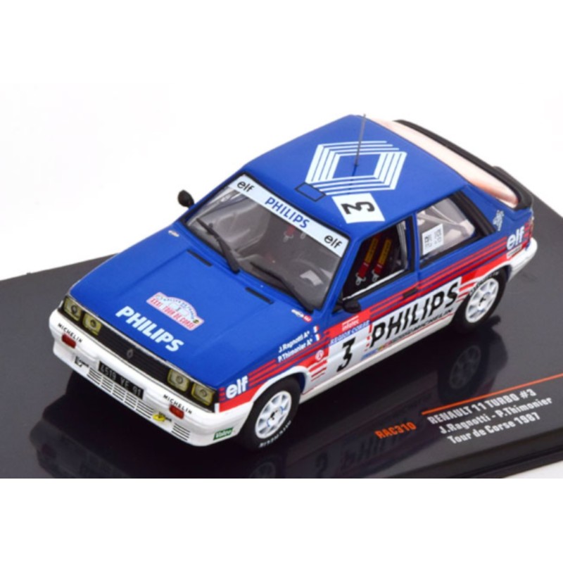 1/43 RENAULT 11 Turbo N°3 Tour de Corse 1987 RENAULT