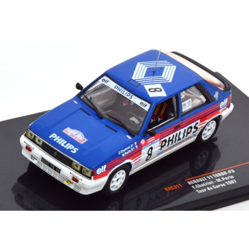 1/43 RENAULT 11 Turbo N°8 Tour de Corse 1987 RENAULT 1/43 RENAULT 11 Turbo N°8 Tour de Corse 1987 RENAULT