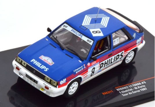 1/43 RENAULT 11 Turbo N°8 Tour de Corse 1987 RENAULT