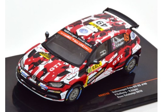 1/43 VOLKSWAGEN Polo GTI R5 N°49 Rallye Catalogne 2018 VOLKSWAGEN