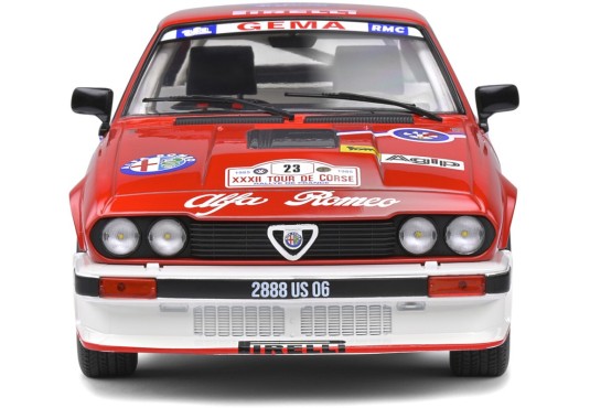 1/18 ALFA ROMEO GTV6 N°23 Tour de Corse 1985 ALFA ROMEO