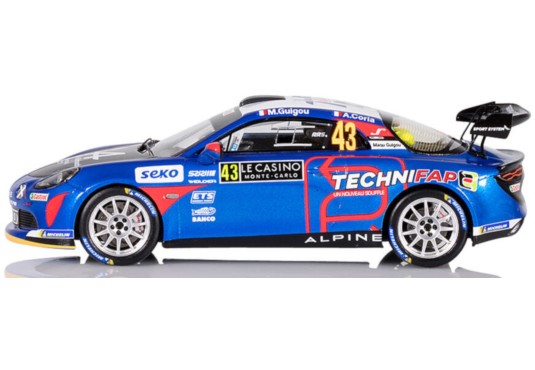 1/43 ALPINE A110 N°43 RGT Monte Carlo 2021 ALPINE