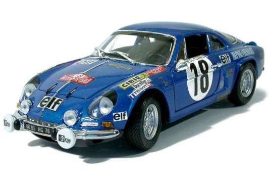 1/18 ALPINE A110 1600 S N°18 Monte Carlo 1973 ALPINE