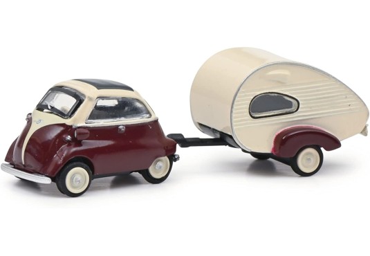 1/87 BMW Isetta + Caravane BMW