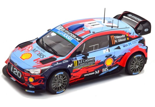 1/24 HYUNDAI I20 N°11 Monte Carlo 2019 HYUNDAI