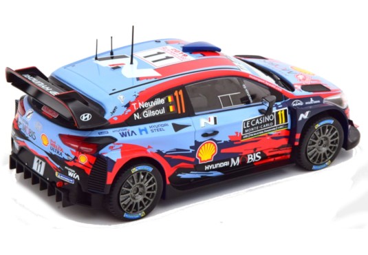 1/24 HYUNDAI I20 N°11 Monte Carlo 2019 HYUNDAI