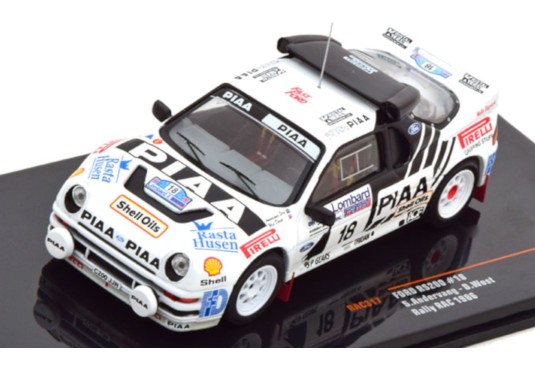 1/43 FORD RS200 N°18 Rallye RAC 1986 FORD