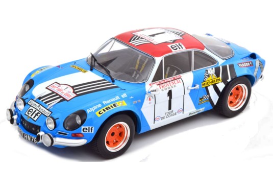 1/18 ALPINE A110 N°1 Tour de Corse 1973 ALPINE