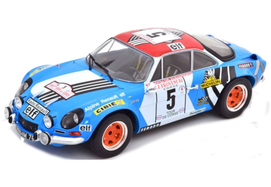 1/18 ALPINE A110 N°5 Tour de Corse 1973 ALPINE