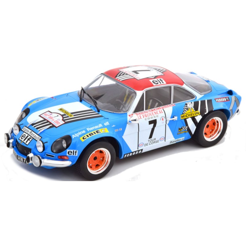 1/18 ALPINE A110 N°7 Tour de Corse 1973 ALPINE