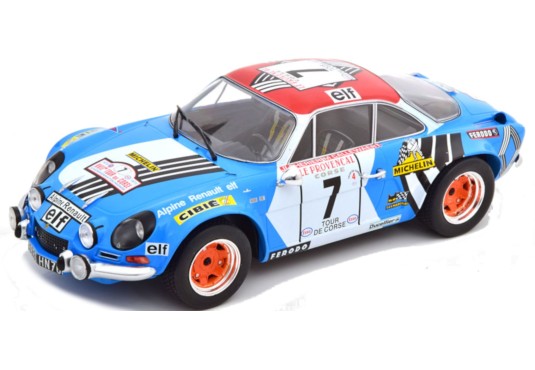 1/18 ALPINE A110 N°7 Tour de Corse 1973 ALPINE