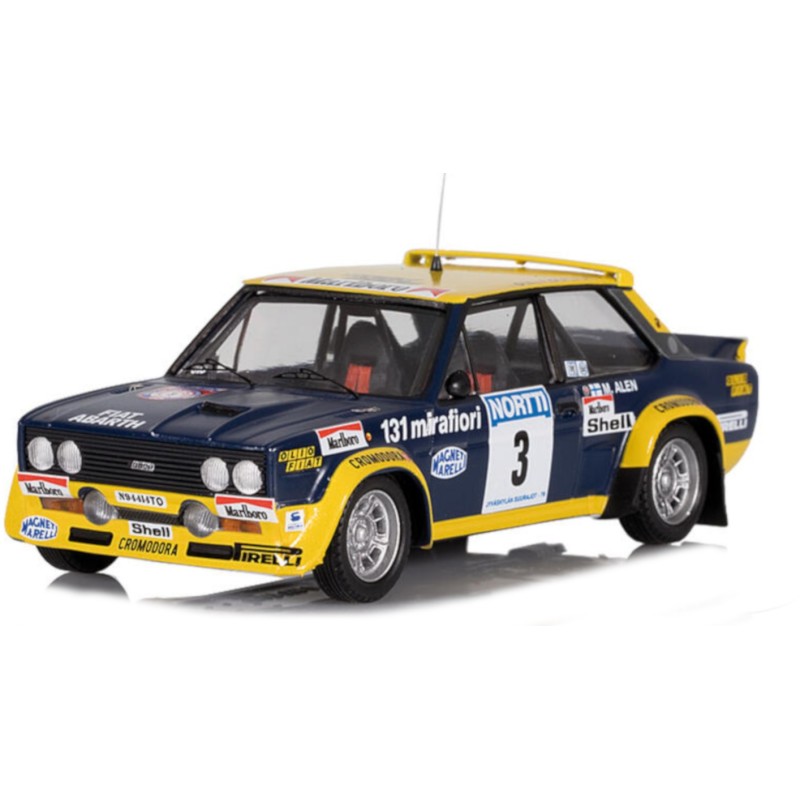 1/43 FIAT 131 Abarth N°3 Rallye 1000 Lakes 1976 FIAT