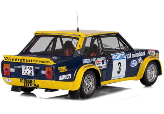 1/43 FIAT 131 Abarth N°3 Rallye 1000 Lakes 1976 FIAT