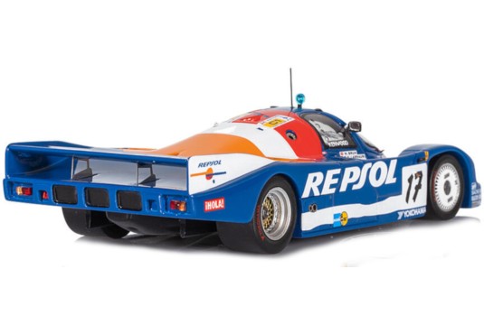 voiture bleue - AEG - signé EMC Pin's Le Mans 1989 