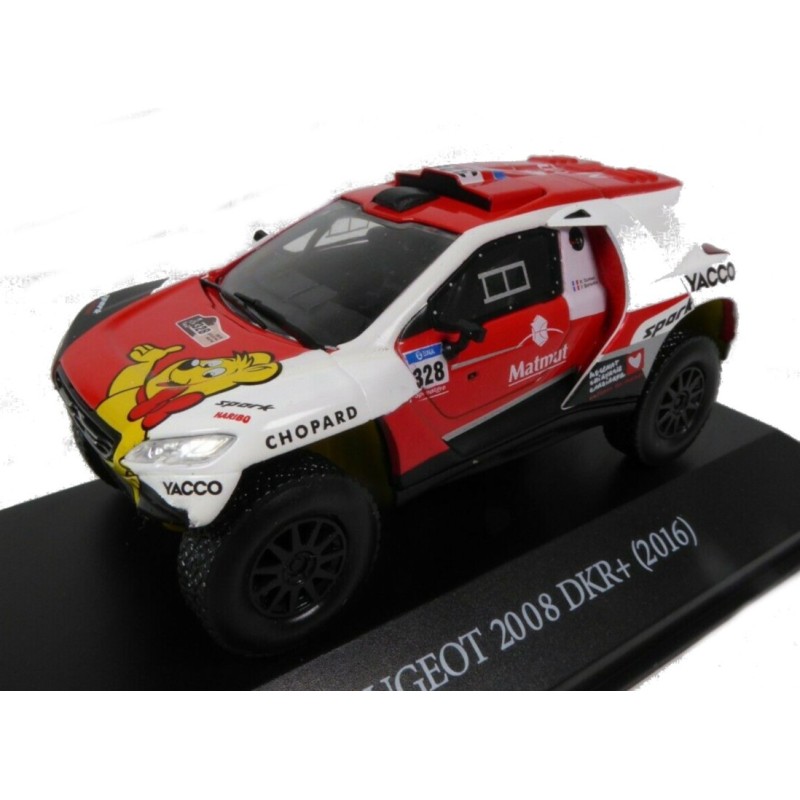 1/43 PEUGEOT 2008 DKR N°328 Dakar 2016 PEUGEOT