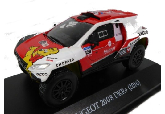 1/43 PEUGEOT 2008 DKR N°328 Dakar 2016 PEUGEOT