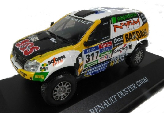 1/43 RENAULT Duster N°317 Dakar 2016 RENAULT