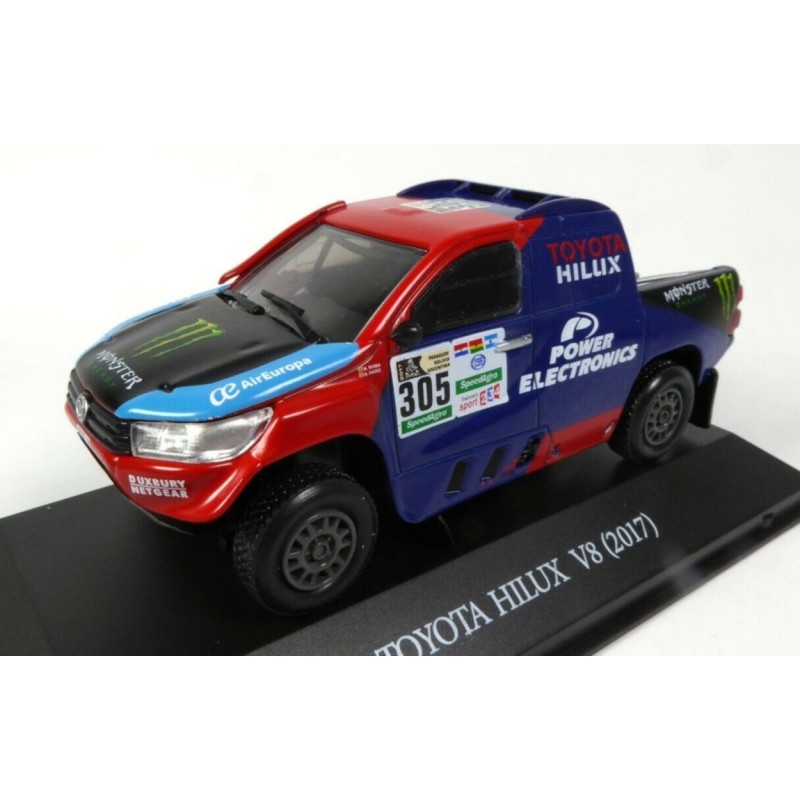 1/43 TOYOTA Hilux V8 N°305 Dakar 2017 TOYOTA