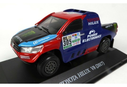 1/43 TOYOTA Hilux V8 N°305 Dakar 2017 TOYOTA