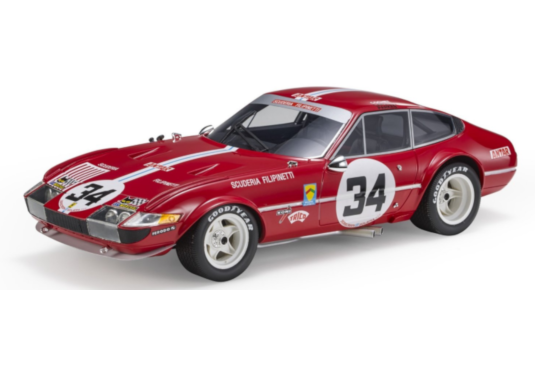 1/18 FERRARI 365 GTB 4 N°34 Le Mans 1972 FERRARI