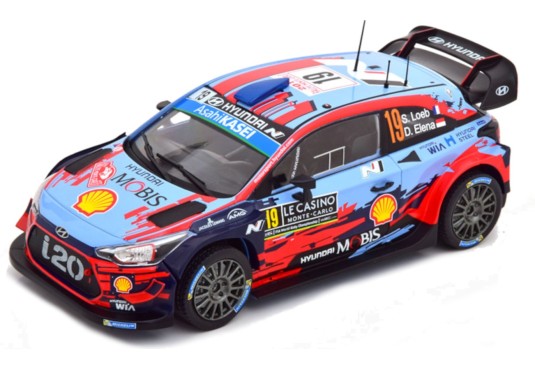 1/24 HYUNDAI I20 N°19 Monte Carlo 2019 HYUNDAI