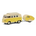 1/64 VOLKSWAGEN Combi T1 + Caravane VOLKSWAGEN