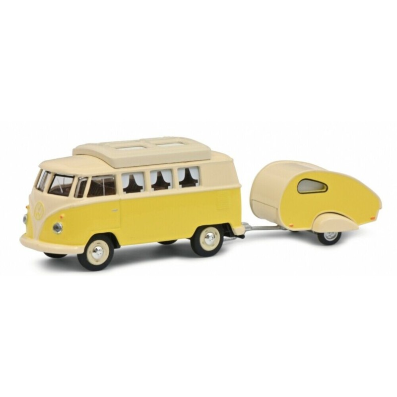 1/64 VOLKSWAGEN Combi T1 + Caravane VOLKSWAGEN